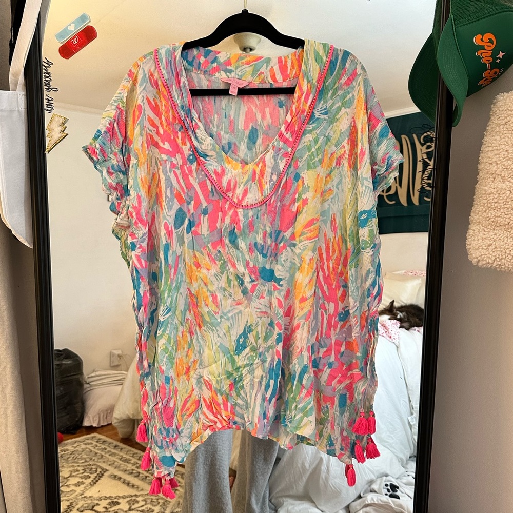 EUC L/XL Lilly Pulitzer Swim Coverup
